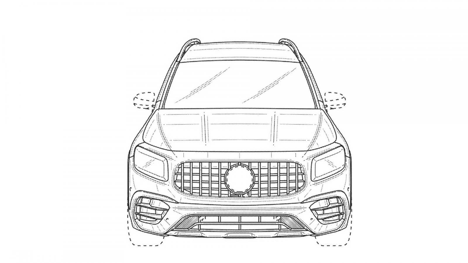 Η νέα Mercedes-AMG GLB 45 σε σκίτσα 